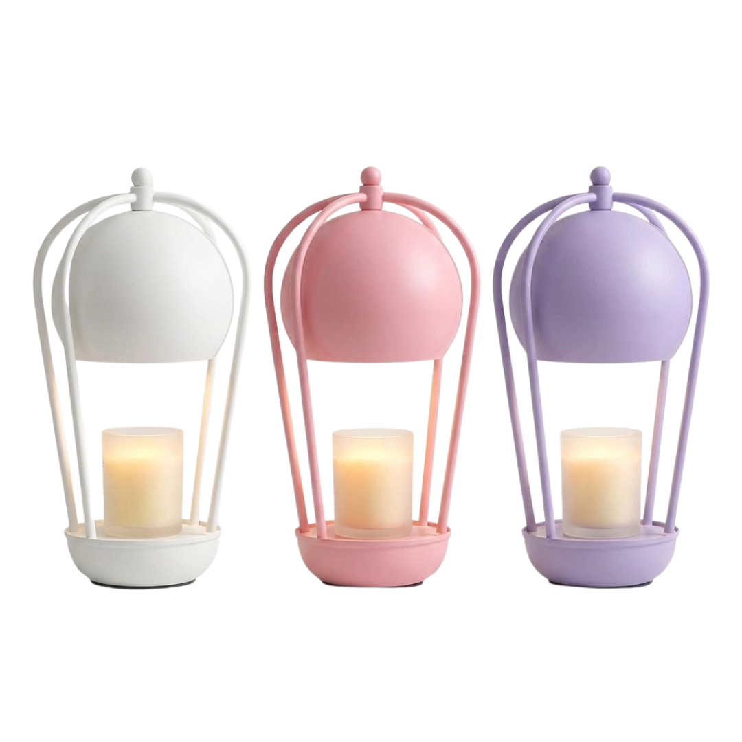 Hot Air Balloon Candle Warmer Lamp with Timer Options