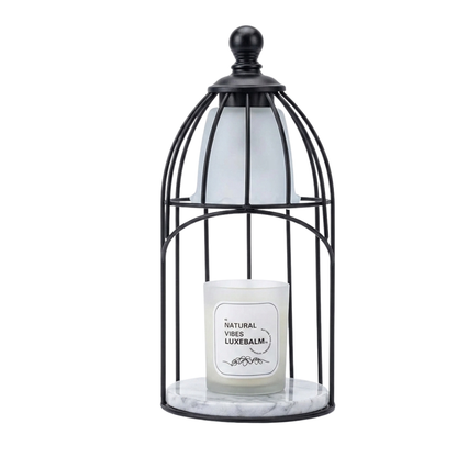 Retro Birdcage Candle Warmer Lamp with Dimmer & Timer