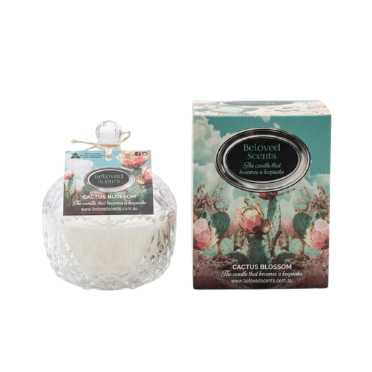 Beloved Scents Cactus Blossom Keepsake Candle 300g – 45hr Burn