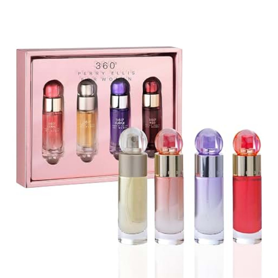 Perry Ellis 360 Women's Mini Eau de Parfum Discovery Set 4 x 7.5mL