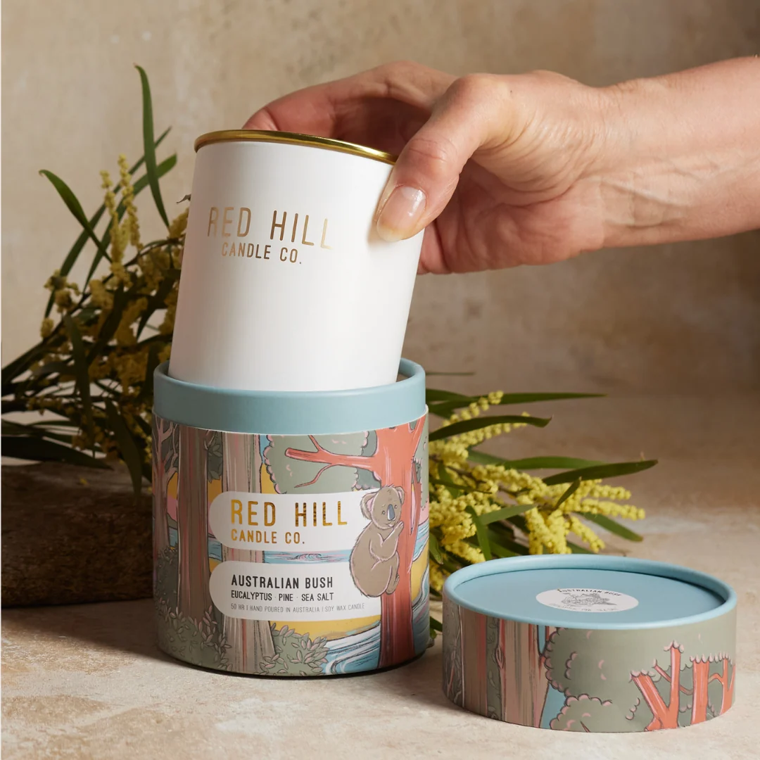 Red Hill Candle Co Australian Bush Large Soy Candle – Up to 50hr Burn