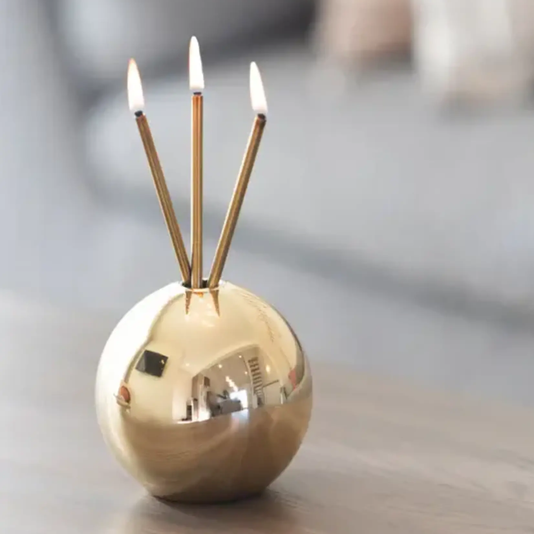 Everlasting Candle Co Neva Gold Metallic Vase