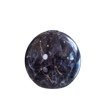 Everlasting Candle Co Neva Charcoal Marble Vase