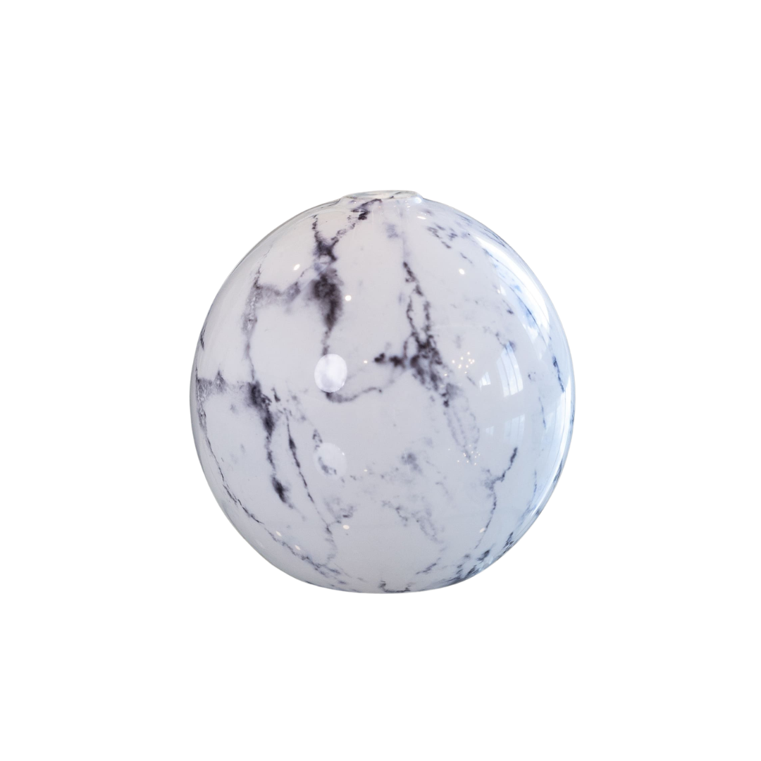 Everlasting Candle Co Neva White Marble Vase