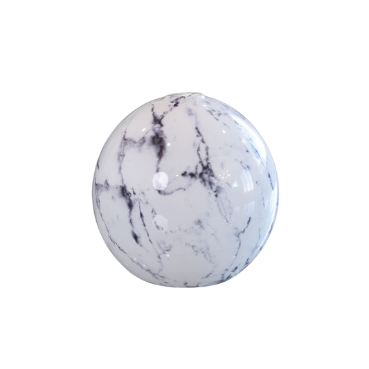 Everlasting Candle Co Neva White Marble Vase