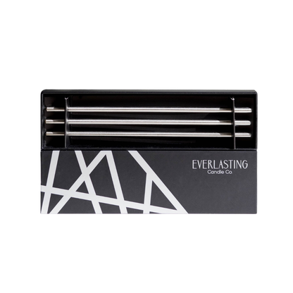 Everlasting Candle Co Silver Reusable Steel Candles