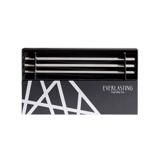 Everlasting Candle Co Silver Reusable Steel Candles