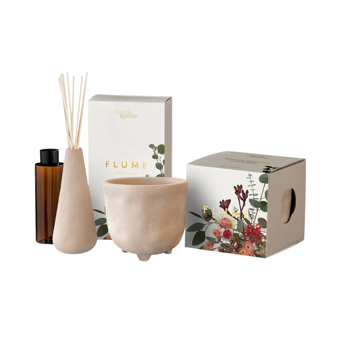 Myrtle & Moss Botanical Flume Candle & Diffuser Bundle