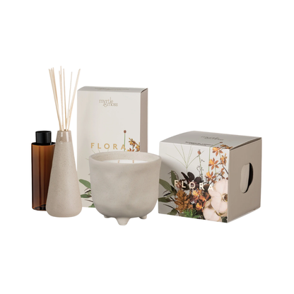 Myrtle & Moss Botanical Flora Candle & Diffuser Bundle