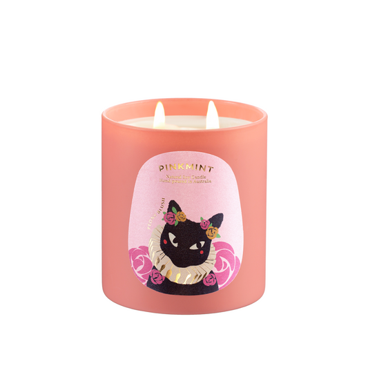 Pinkmint Candle Peony Blush Double Wick Soy Candle