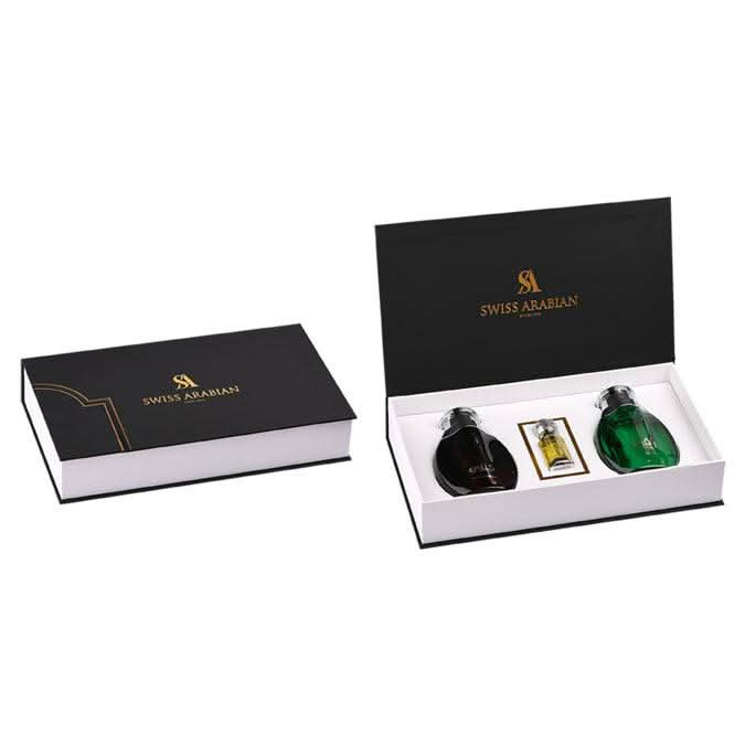 Swiss Arabian Kenzy discovery set open gift box