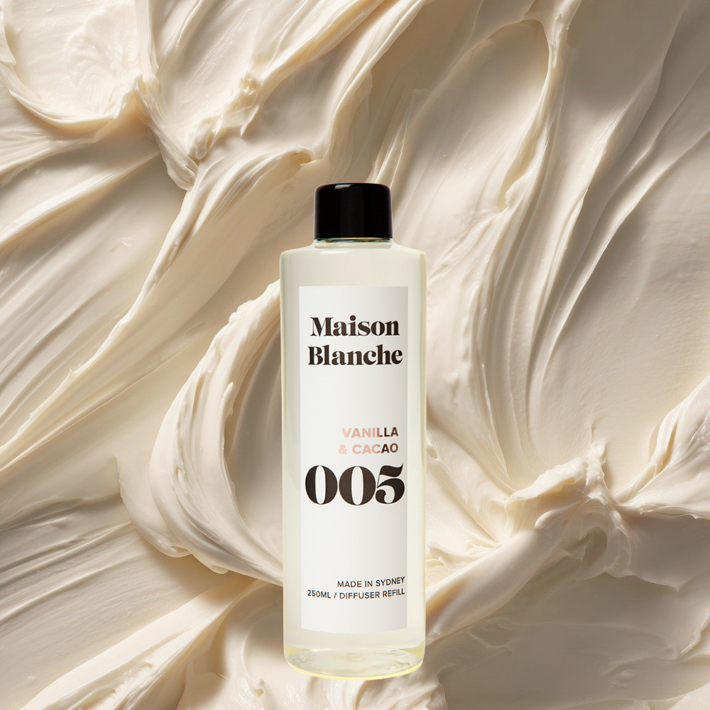 Maison Blanche 005 Vanilla & Cacao Diffuser Refill 250mL – official Maison Blanche product image 3