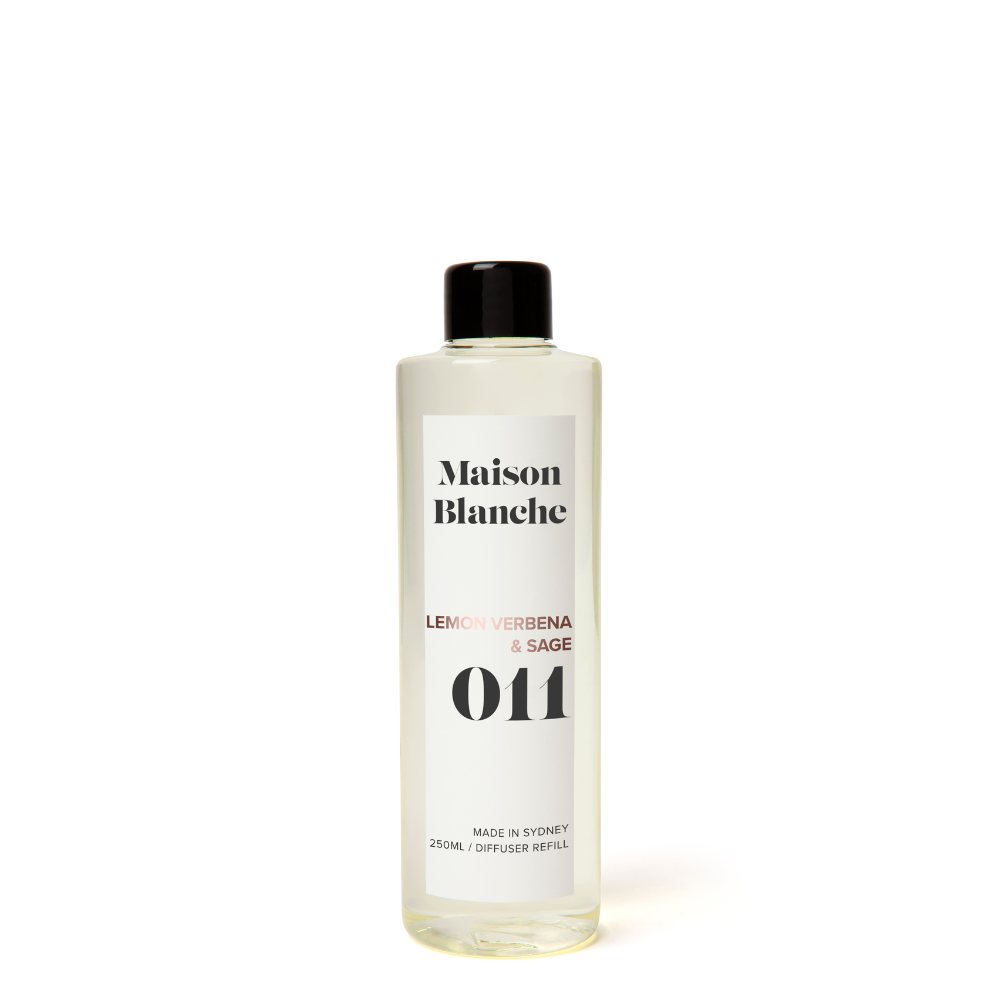 Maison Blanche 011 Lemon Verbena & Sage Diffuser Refill 250mL
