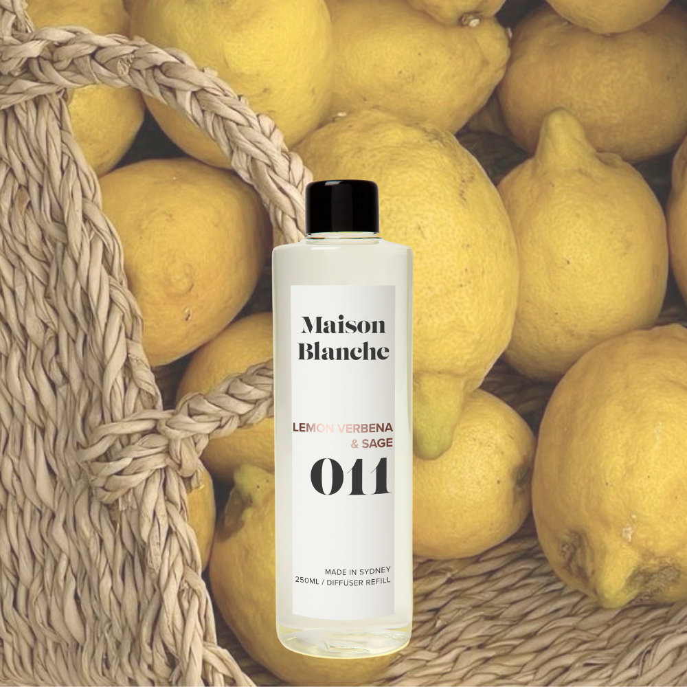 Maison Blanche 011 Lemon Verbena & Sage Diffuser Refill 250mL – official Maison Blanche product image 3