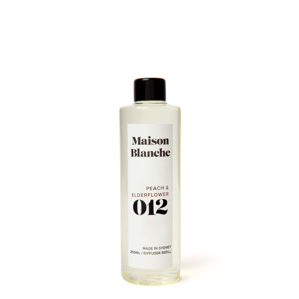 Maison Blanche 012 Peach & Elderflower Diffuser Refill 250mL