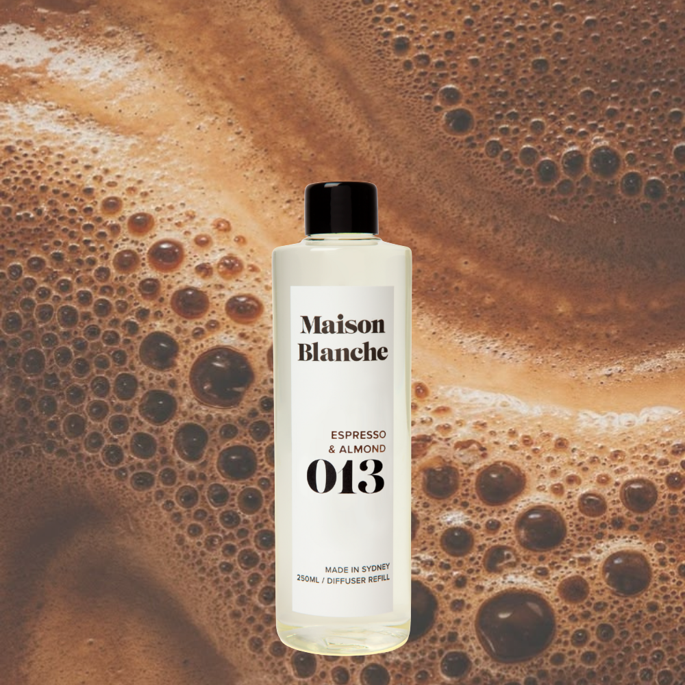 Maison Blanche 013 Espresso & Almond Diffuser Refill 250mL – official Maison Blanche product image 3