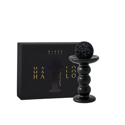 Black Blaze Halo Lava Rock Diffuser Set - Rainforest Sunlight 15mL