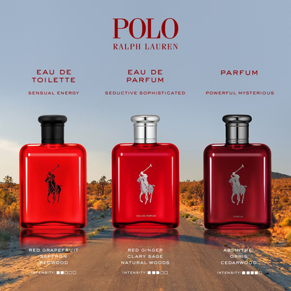 Ralph Lauren Polo Red Eau de Toilette 125mL - The Gift Company