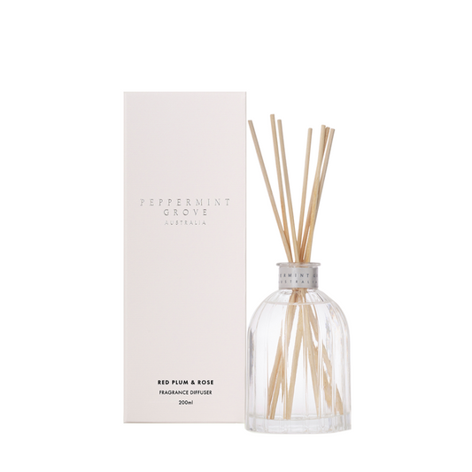 Peppermint Grove Red Plum & Rose Fragrance Diffuser 200ml