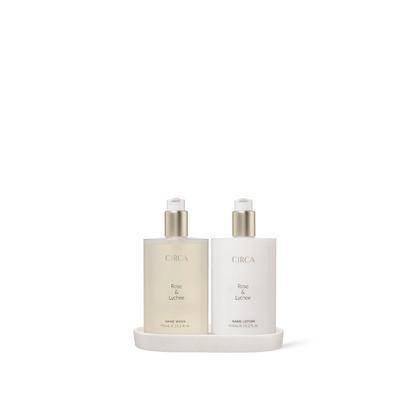 CIRCA Limited Edition Rose & Lychee Hand Care Duo Set 900mL