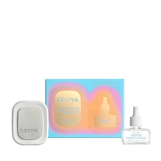 ECOYA Sorbet Summer Rosewater & Raspberry Plug-in Diffuser Set