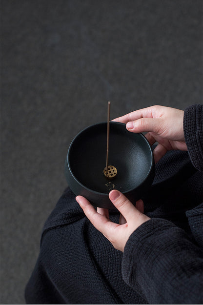Handmade Japanese Ceramic Zen Incense Burner - The Gift Company