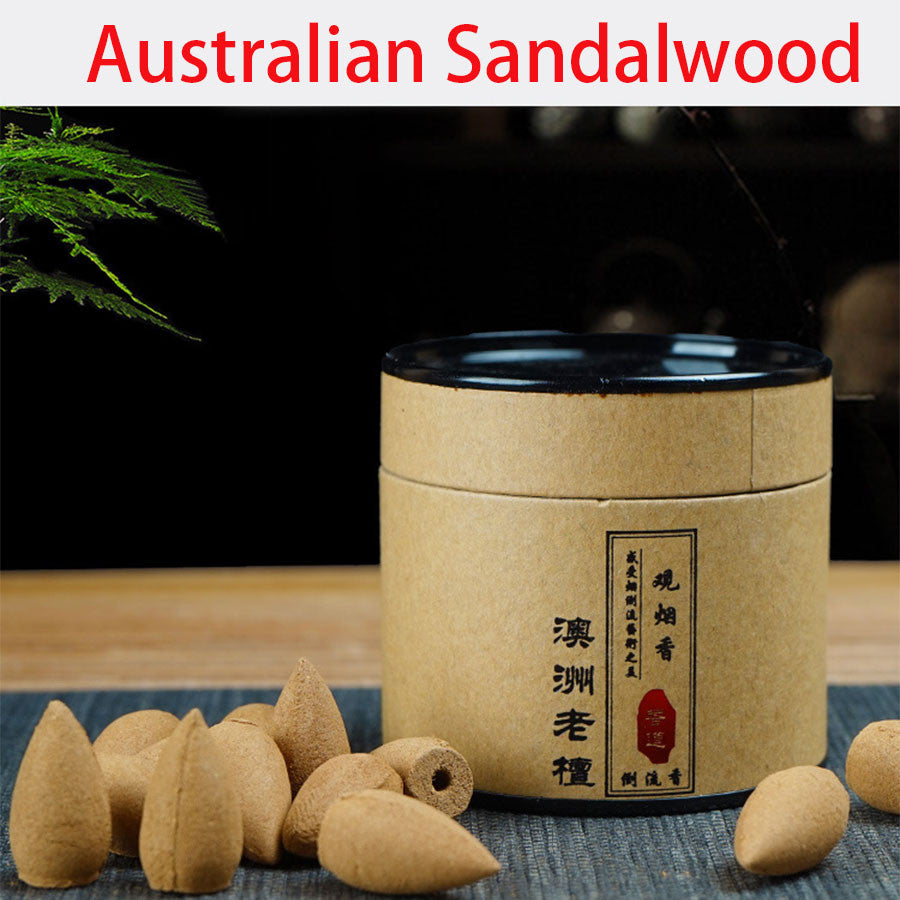 Natural Backflow Incense Cones Travel Tin
