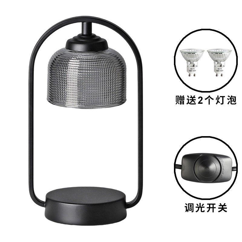 Vintage Candle Warmer Lamp with Adjustable Brightness