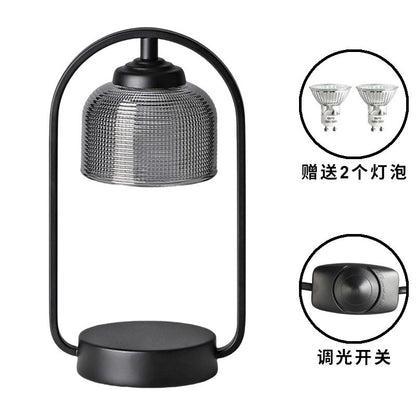 Vintage Candle Warmer Lamp with Adjustable Brightness