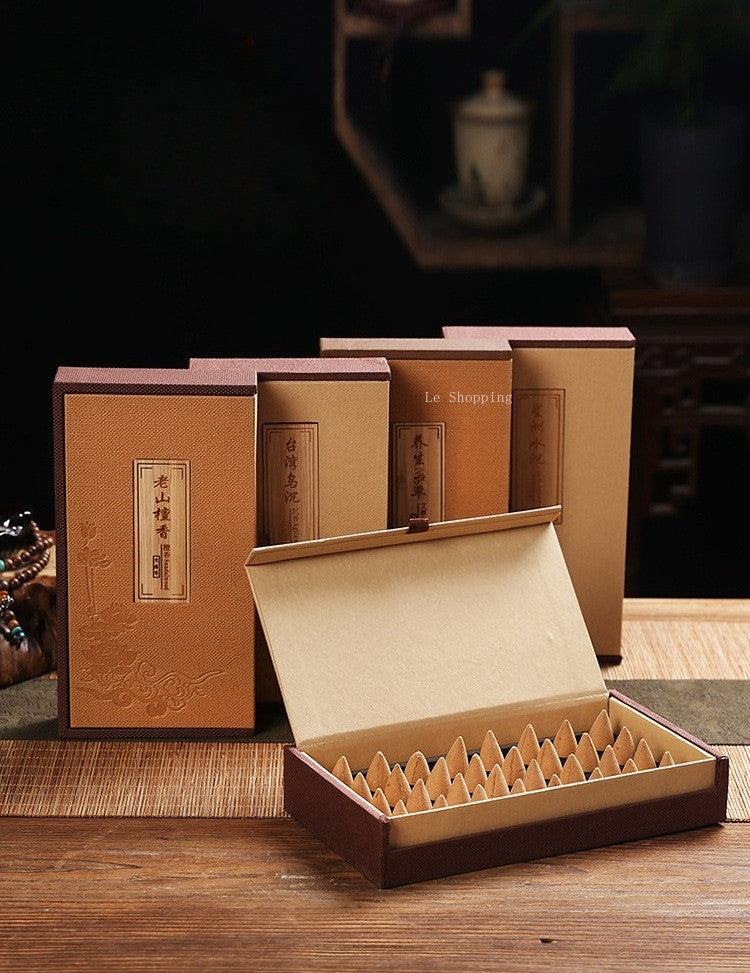 Sandalwood & Agarwood Backflow Incense Cones