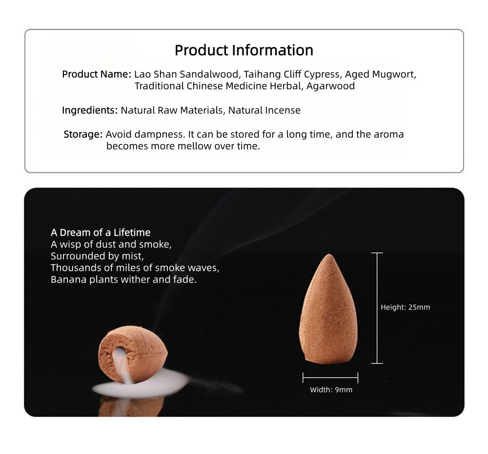 Waterfall Backflow Incense Cones