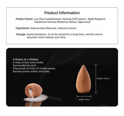 Waterfall Backflow Incense Cones