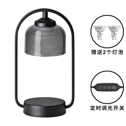 Vintage Candle Warmer Lamp with Adjustable Brightness