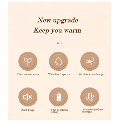 Portable Waterless Essential Oil Diffuser with 3 Mist Modes