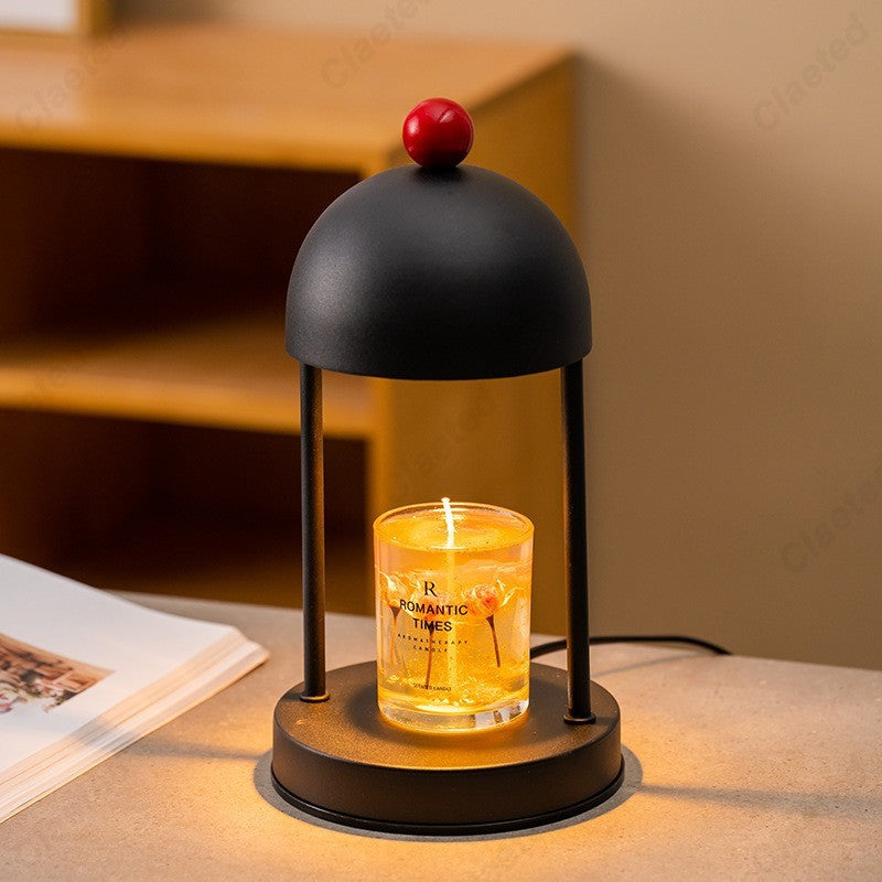 Retro Wrought Iron Candle Warmer Lamp for Home Fragrance