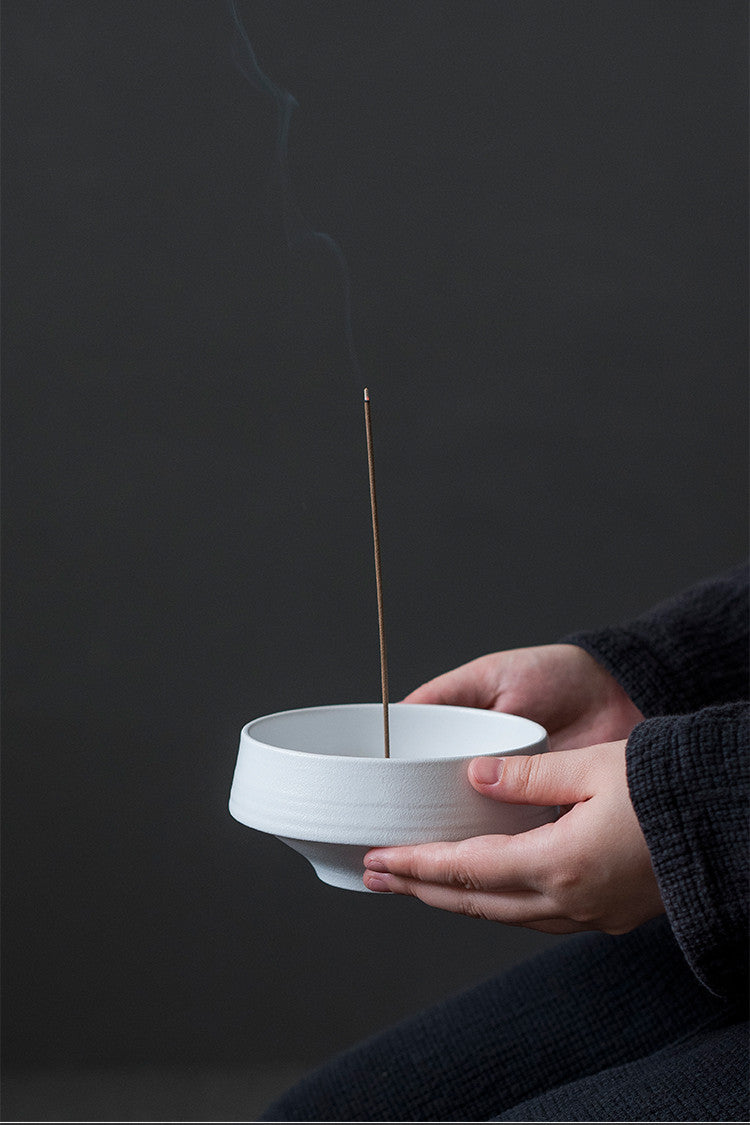 Handmade Japanese Ceramic Zen Incense Burner - The Gift Company