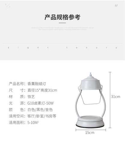 Vintage Candle Warmer Lamp – Antique Style Flameless Fragrance Light