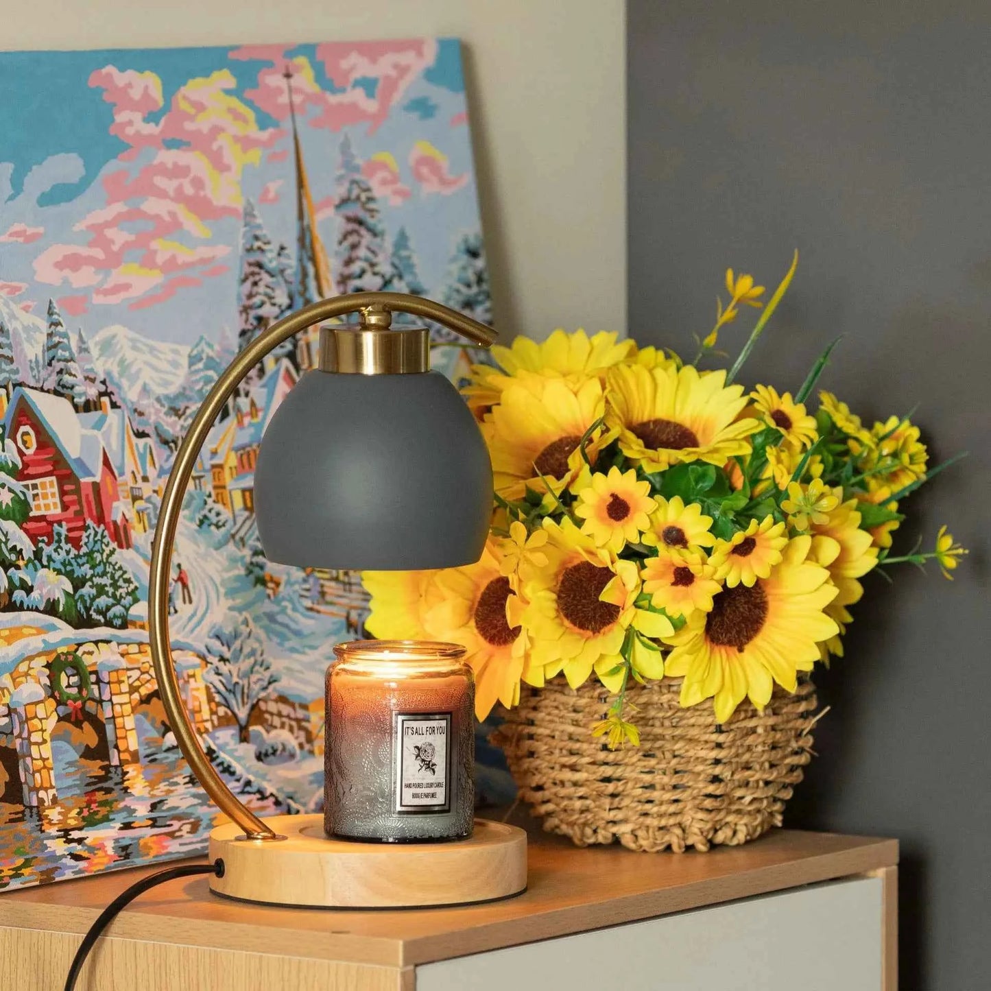 Crystal Candle Warmer Lamp with Dimmer – view 4