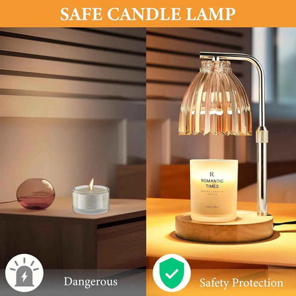 Adjustable-Height Candle Warmer Lamp with Timer & Dimmer – view 4