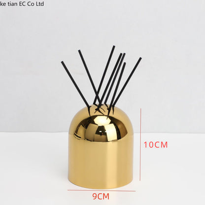 Gold Metal Reed Diffuser Bottle