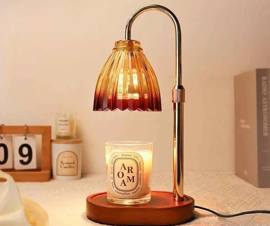 Vintage Candle Warmer Lamp with Dimmer