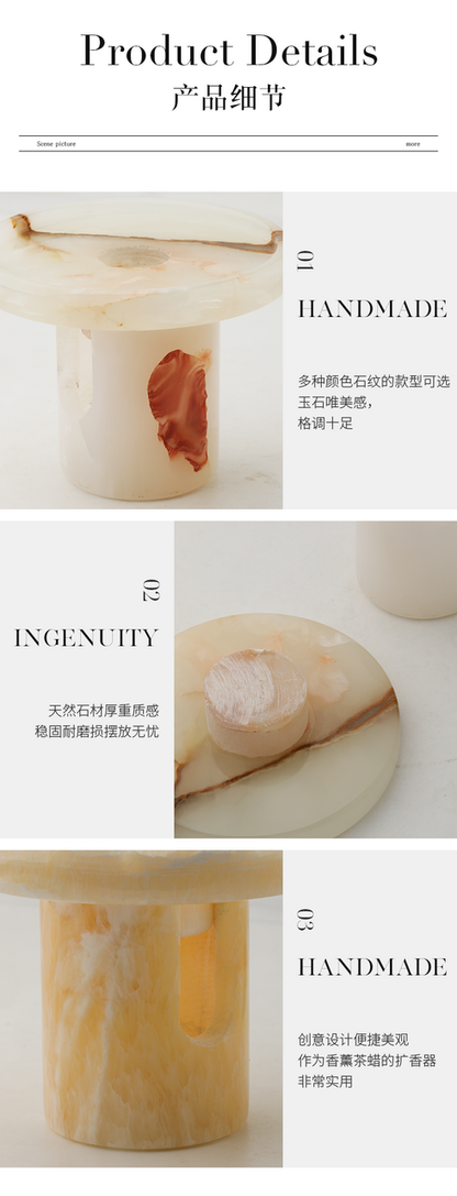 Marble Essential Oil Burner & Wax Warmer for Home Décor
