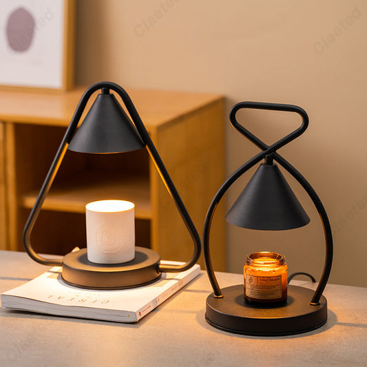 Minimalist Wrought Iron Candle Warmer Lamp