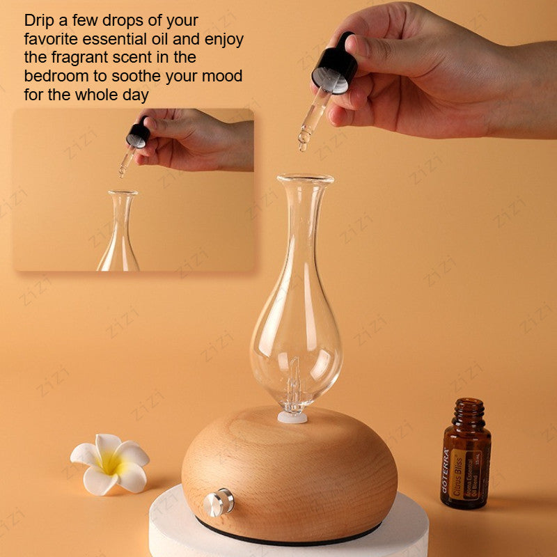 Solid Wood Waterless Essential Oil Atomiser Diffuser