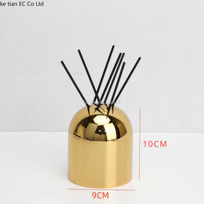 Gold Metal Reed Diffuser Bottle