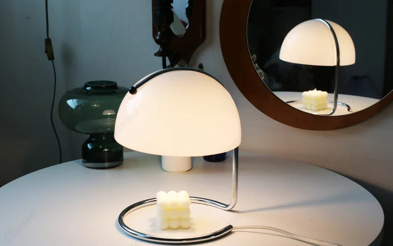 Bauhaus Glass Candle Warmer Lamp with Dimmer & Timer