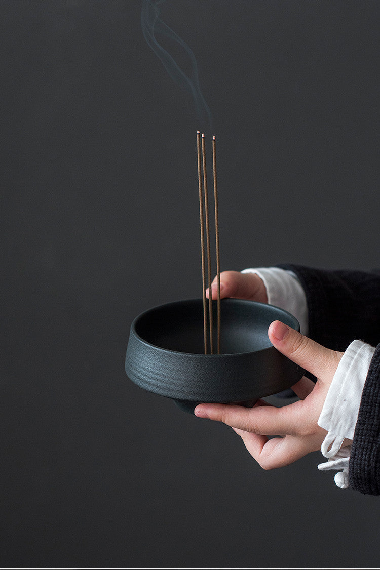 Handmade Japanese Ceramic Zen Incense Burner - The Gift Company