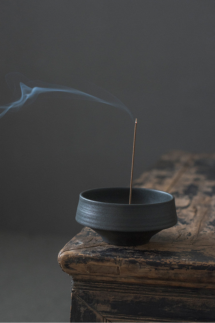 Handmade Japanese Ceramic Zen Incense Burner - The Gift Company