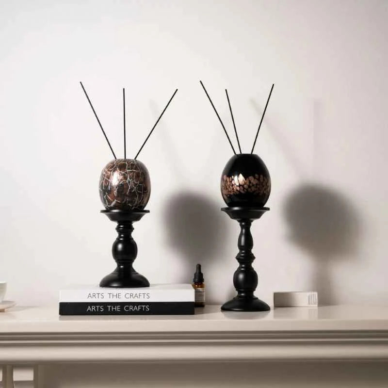 Mediterranean-Style Glass Reed Diffuser Vessel – view 2