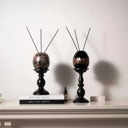Mediterranean-Style Glass Reed Diffuser Vessel – view 2